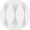 Cable Management 3 Slots, White