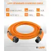 Type 2 Charging Cable, up to 22 kW, 3 m, orange