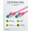 CAT 6A Patch Cable, S/FTP (PiMF), magenta