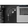 USB-C™ to USB-A Cable, OTG, 0.2 m, black