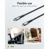 Lightning USB-C™ Textile Cable with Metal Plugs, 2 m