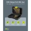 HSS Metal Drill Bit Set, 15-Piece