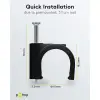 Cable Clip 16 mm, black