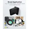 Wall Mount for Magnifying Lamps with Articulated Arm, black