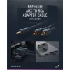 3.5 mm AUX to RCA Adapter Cable, Stereo