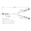 DSL Y Distributor/Adapter (RJ45/TAE) Cable Set