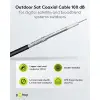 100 dB Outdoor SAT Coaxial Cable, Double Shielded, CCS