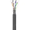 CAT 5e network cable, SF/UTP, grey