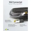 RJ45 Patch Cord CAT 6A S/FTP (PiMF), 500 MHz, with CAT 7 Raw Cable, black
