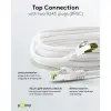GHMT-certified CAT 8.1 S/FTP Patch Cord, AWG 26, white