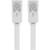 CAT 6 Flat Patch Cable, U/UTP, white