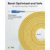 Fibre-optic Cable (FTTH), Singlemode (OS2) Yellow,(Simplex)