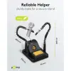 Soldering Aid with Gooseneck Arms and Soldering Iron Stand