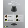 Wireless LED Table Lamp, Size M, 37 cm, black