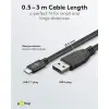 USB-C™ to USB-A Cable, 0.5 m, black