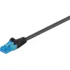 Ultra-Flexible CAT 6A Patch Cable U/UTP, black