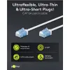 Ultra-Flexible CAT 6A Patch Cable, Slim, U/UTP, white
