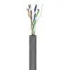 CAT 6 network cable, U/UTP, grey