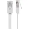 CAT 6 Flat Patch Cable, U/UTP, white