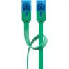 CAT 6A Flat Patch Cable U/UTP, Green