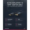 Active DisplayPort to HDMI Adapter Cable