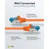 CAT 6A Patch Cable, S/FTP (PiMF), orange