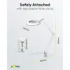LED Magnifying Lamp with Clamp, 9 W, white