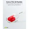 CAT 6 Slim Patch Cable U/UTP,white