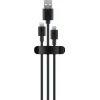 Cable Management Clip 3 Slots, Black
