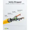CAT 6A Patch Cable, S/FTP (PiMF), yellow