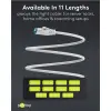 Ultra-Flexible CAT 6A Patch Cable S/FTP (PiMF), white