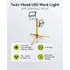 LED Work Light with Telescopic Tripod, 2x 50 W