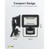 LED Outdoor Floodlight, 20 W, with Motion Sensor