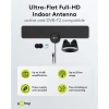 Ultra-Flat Active Full HD DVB-T2 Indoor Antenna, incl. LTE/4G Filter