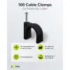 Cable Clip 16 mm, black
