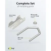 Set of 2 Claw Clamps and U-Bolts for Pipe Diameters up to 60 mm