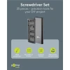 Screwdriver Set with 24-Piece Precision Bit Set