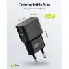 USB-A Dual Charger (12 W) black