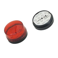 Красная мигалка-стробоскоп 12V DC / 140mA 73mm LED 60/min