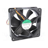 Fan 120x120x38mm 12VDC 9.6W ball 3100rpm 48dB 3-wire