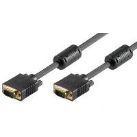 VGA кабель 5М  HD15M/HD15M AWG23 Чёрный