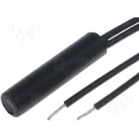 Дверной магнитный контакт Н.З Чёрный , встраиваемый 25*6мм