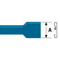 Terminal Female 6.6mm Blue Insulated