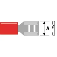 Terminal Female 4.8mm red