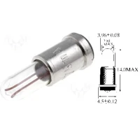 Лампа накаливания T1 1.5V 75mA 4*14mm