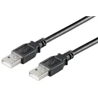 USB-A - USB-A 2.0 кабель 1.8м черный