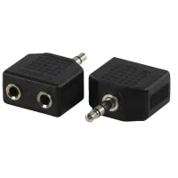 3.5mm stereo plug-2*3.5mm stereo socket