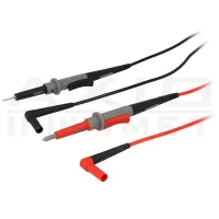 Test Leads Silicone 2mm Measurement Tip, 10A 1m 600V CAT IV / 1000V CAT III AXIOMET AX-TLS-007S