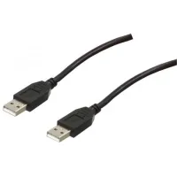 USB-A - USB-A 2.0 кабель 5м черный