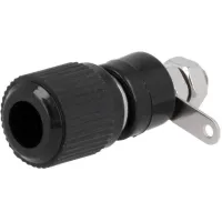 4mm Banana socket on the panel 34mm Black